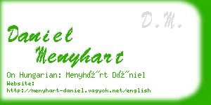 daniel menyhart business card